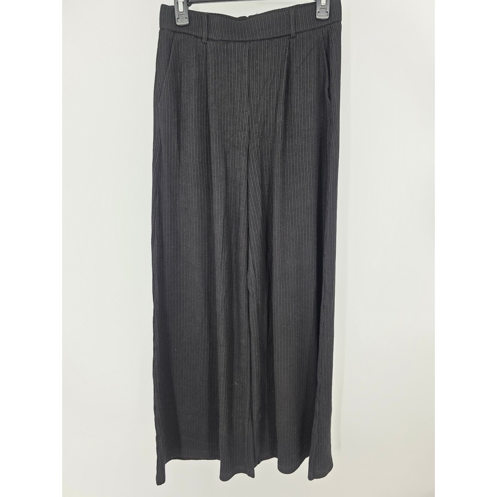 OGL High-waisted wide-leg trousers with pleats Black Size Medium
